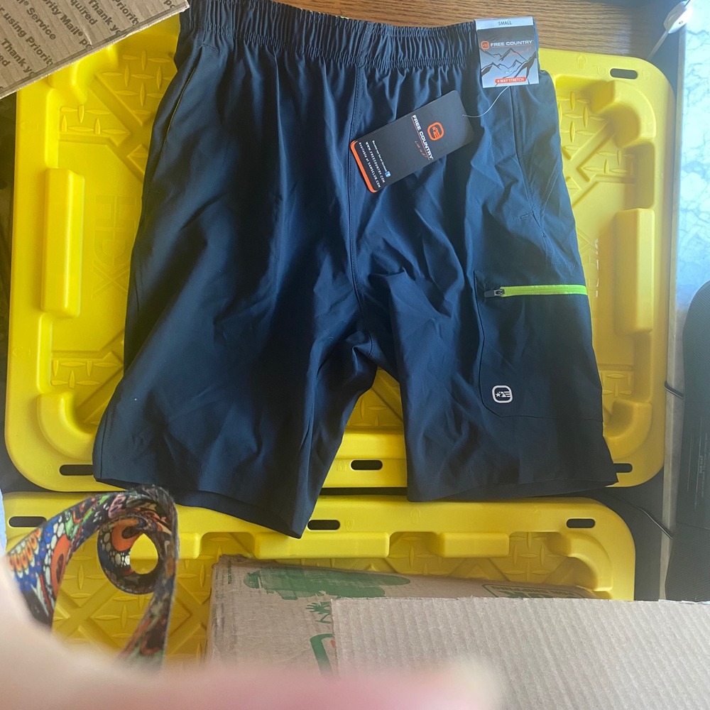 Free Country Women's Size Small Navy Blue 4 Way Stretch Active Shorts